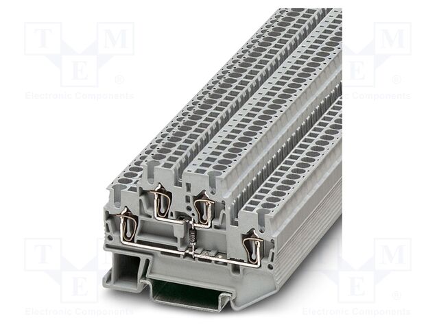 Splice terminal: rail; PA; terminals: 4; W: 5.2mm; H: 67.5mm
