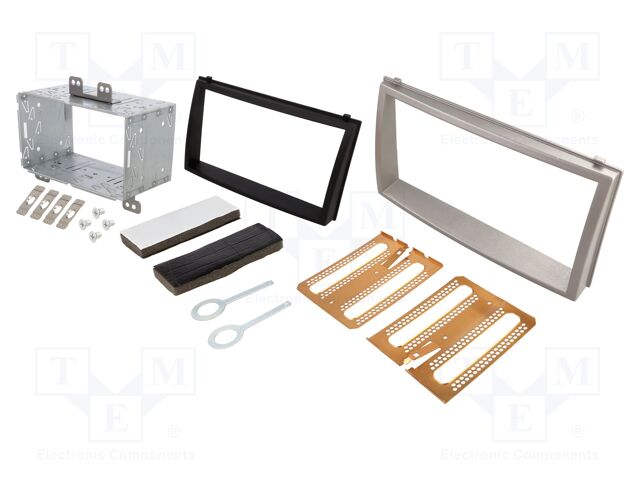 Radio frame; Hyundai; 2 DIN; black