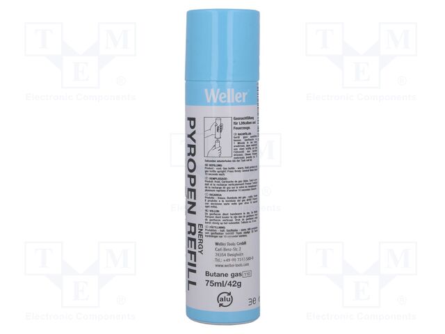 Gas: butane; for gas soldering irons; 75ml; 42g