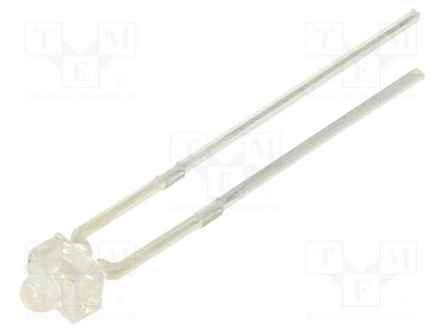 LED; 1.8mm; blue; 1120÷1560mcd; 15°; Front: convex; 2.7÷3.2V; THT