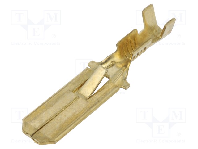 Terminal: flat; 6.3mm; 0.8mm; male; 0.5÷1.5mm2; crimped; for cable