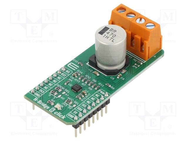 Click board; motor driver,H bridge; I2C,PWM; 3.3/5VDC