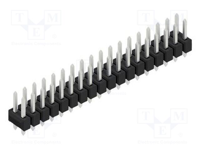 Connector: pin strips; pin header; male; PIN: 36; 2.54mm; THT; 2x18