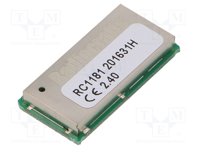 Module: RF; UART; -110dBm; 2÷3.6VDC; 10dBm; Mounting: SMD; 100kbps