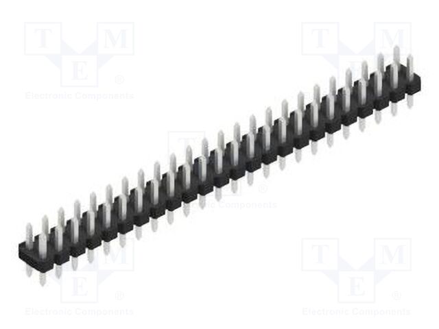 Connector: pin strips; pin header; male; PIN: 48; 2.54mm; THT; 2x24