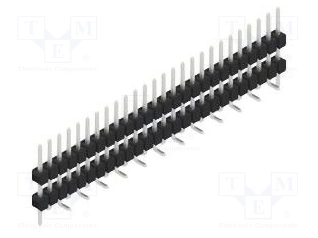 Connector: pin strips; pin header; male; PIN: 26; 2.54mm; SMT; 1x26