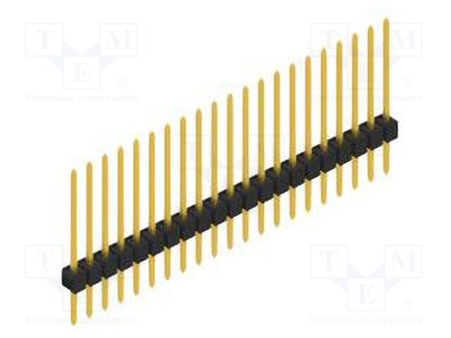 Connector: pin strips; pin header; male; PIN: 21; 2.54mm; THT; 1x21