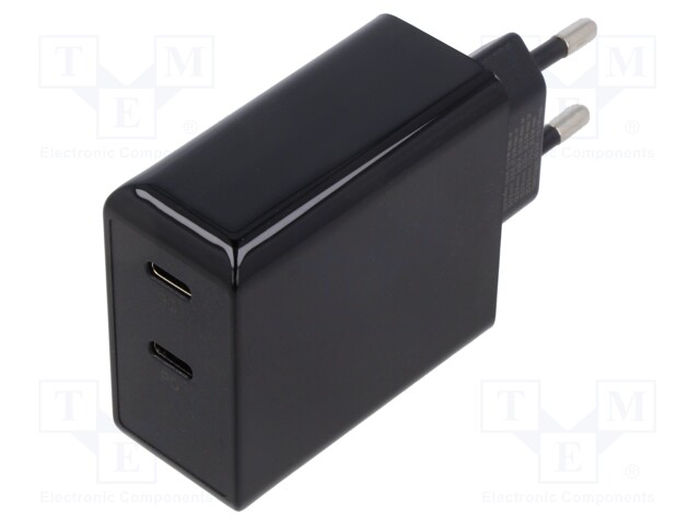Power supply: switched-mode; plug; 5÷20VDC; 36W; Plug: EU; 81.9%