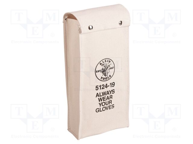 Carrying case; natural; fabric; 483x102x203mm; protective gloves