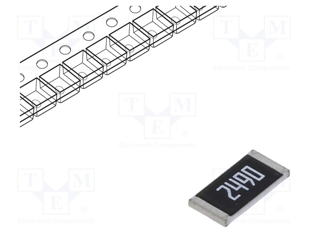 Resistor: thick film; SMD; 2512; 249Ω; 1.5W; ±0.5%; -55÷155°C