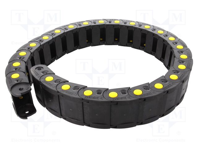 Cable chain; MEDIUM; Bend.rad: 150mm; L: 1000mm; Int.height: 25mm