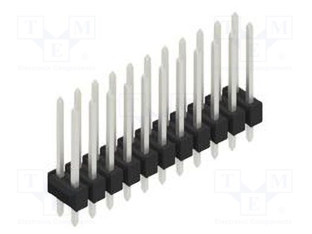 Connector: pin strips; pin header; male; PIN: 22; 2.54mm; THT; 2x11