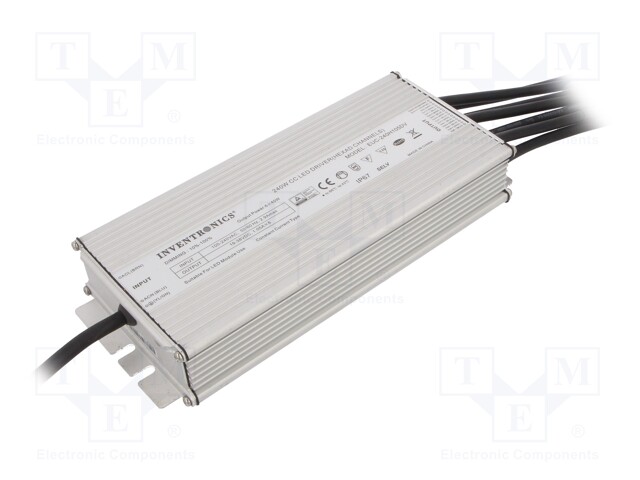 Power supply: switched-mode; LED; 240W; 19÷38V; 1050mA; 90÷305VAC