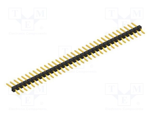 Connector: pin strips; pin header; male; PIN: 34; 2.54mm; SMT; 1x34