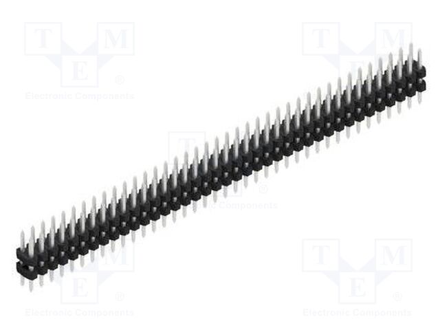 Connector: pin strips; pin header; male; PIN: 78; 2mm; THT; 2x39