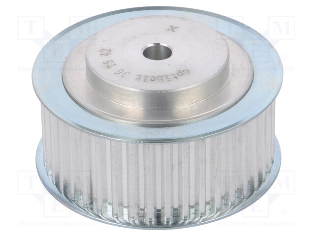 Belt pulley; T5; W: 25mm; whell width: 36mm; Ø: 66mm; aluminium; ZRS