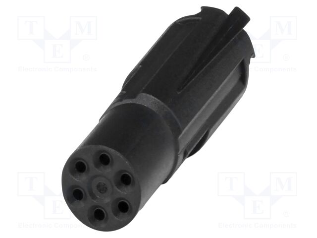 Connector: M23; contact insert; PIN: 6; crimped; SH; 3.6A; 50V