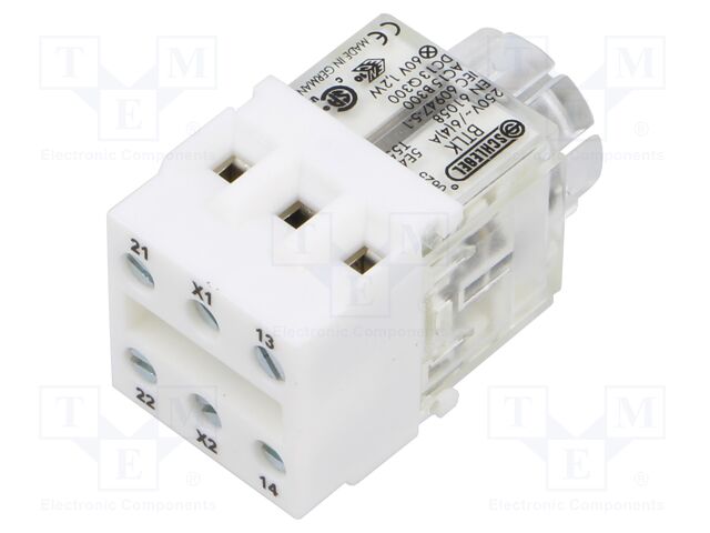 Contact block; IP20; Contacts: NC + NO; AC load @R: 1.5A/240VAC