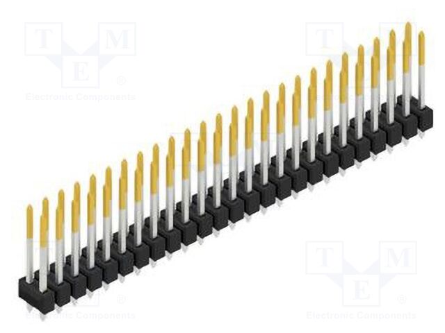 Connector: pin strips; pin header; male; PIN: 50; 2.54mm; THT; 2x25