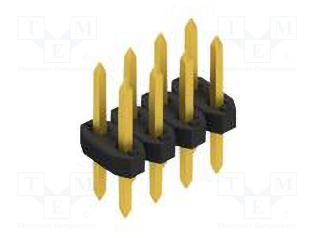 Connector: pin strips; pin header; male; PIN: 8; 2mm; THT; 2x4; 100V