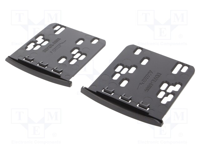 Radio mounting frame; Ford,Mercury; 2 DIN; black