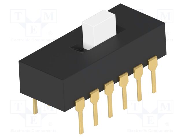 Switch: slide; 4PDT; 0.02A/20VDC; ON-ON; THT; -40÷80°C; ASE; UL94V-0