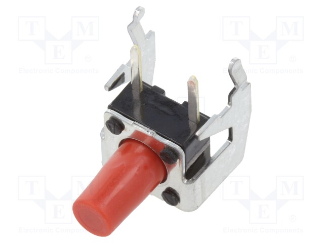 Microswitch TACT; SPST; Pos: 2; 0.05A/12VDC; THT; 2.6N; 6x6x3.5mm
