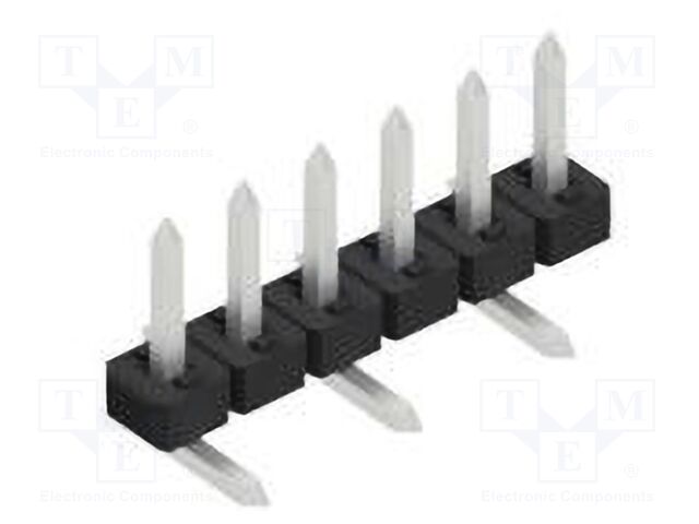 Connector: pin strips; pin header; male; PIN: 6; 2mm; SMT; 1x6; 100V