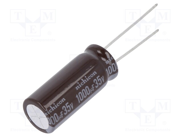 Capacitor: electrolytic; low impedance; THT; 1000uF; 35VDC; ±20%