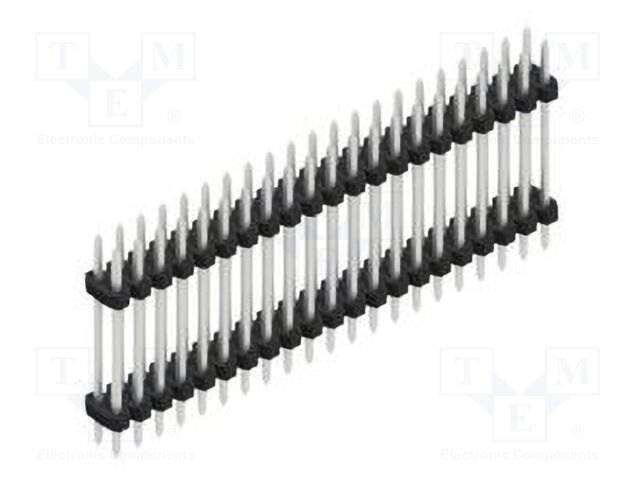 Connector: pin strips; pin header; male; PIN: 42; 2mm; THT; 2x21