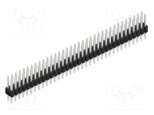 Connector: pin strips; pin header; male; PIN: 70; 1.27mm; THT; 2x35
