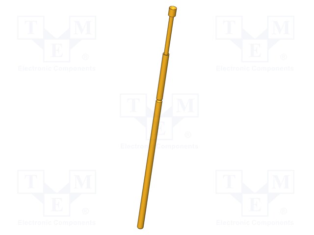 Needle-like test probe; Operational spring compression: 4mm