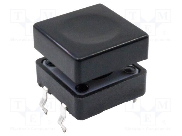 Microswitch TACT; SPST-NO; Pos: 2; 0.05A/12VDC; THT; none; 1.6N