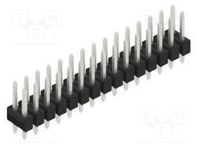 Connector: pin strips; pin header; male; PIN: 30; 2.54mm; THT; 2x15