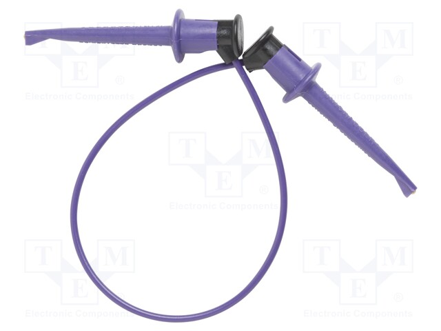 Test lead; 60VDC; 30VAC; 5A; Len: 0.2032m; violet; Insulation: nylon
