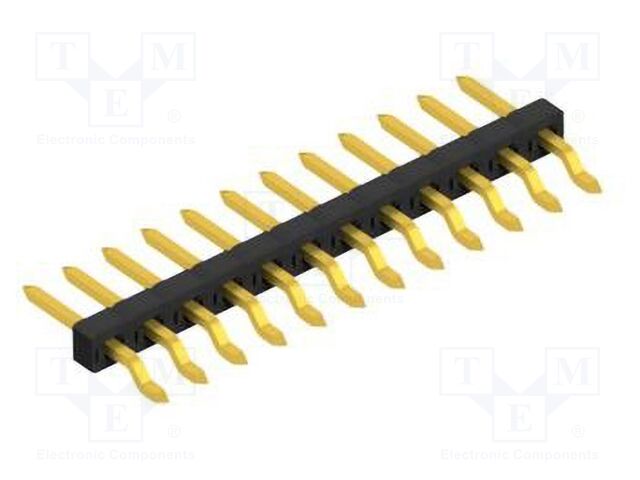 Connector: pin strips; pin header; male; PIN: 12; 2mm; SMT; 1x12