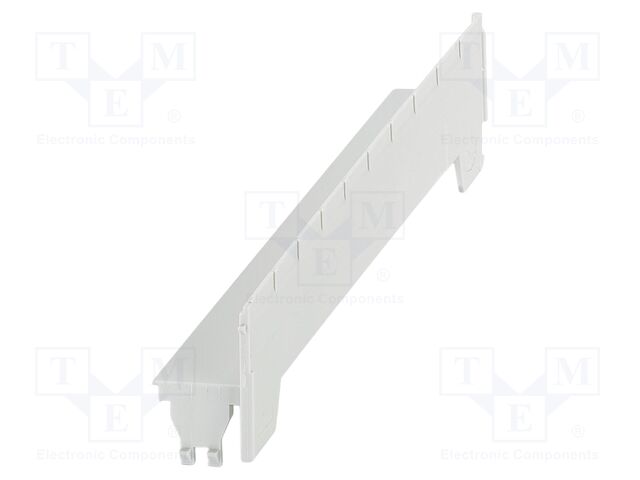 Cover; grey; UL94V-0; ME-IO 18,8; PA; X: 20.94mm; Y: 114.1mm