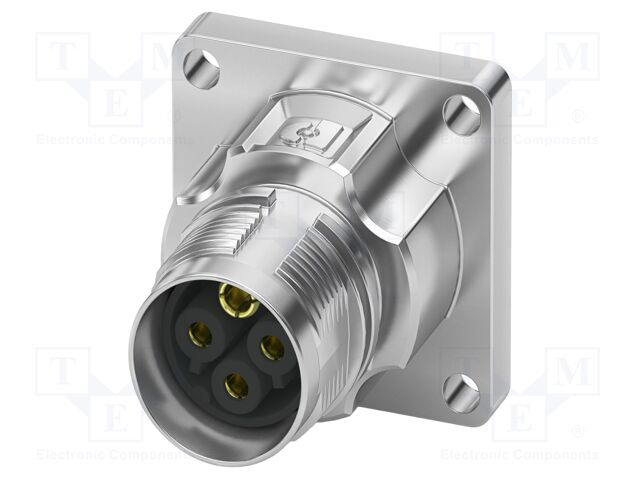 Connector: M17; socket; M17 PRO; PIN: 4; 630V; 25A; IP67; 3+PE