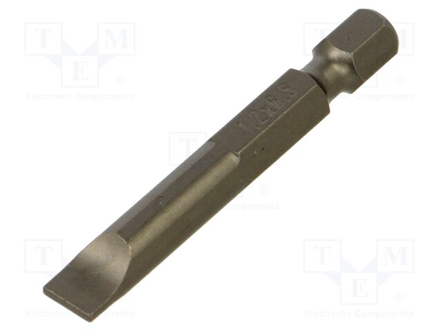 Screwdriver bit; slot; 6,5x1,2mm; Overall len: 50mm