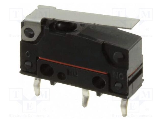 Microswitch SNAP ACTION; with lever; SPDT; 2A/250VAC; 2A/30VDC