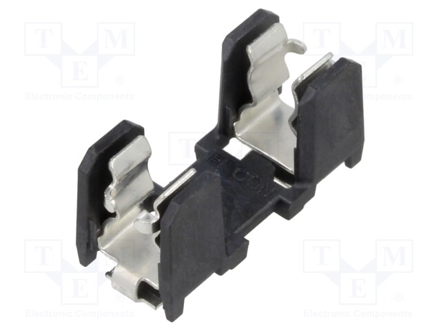 Fuse holder; cylindrical fuses; Mounting: SMT; -40÷85°C; 10A; 5mΩ