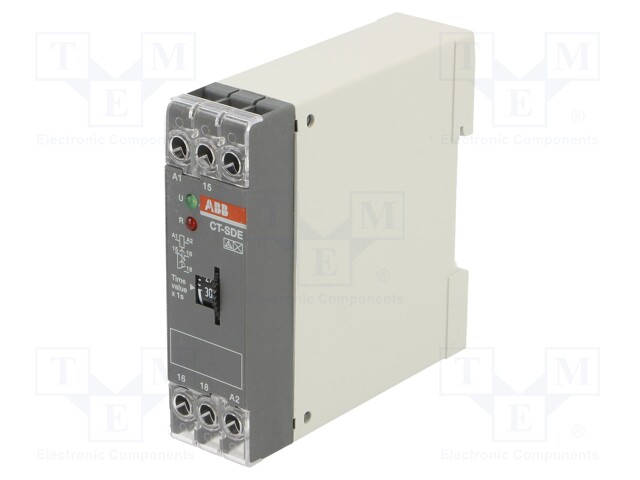 Timer; 0,3÷30s; SPDT; 380÷415VAC; number of operation modes: 1