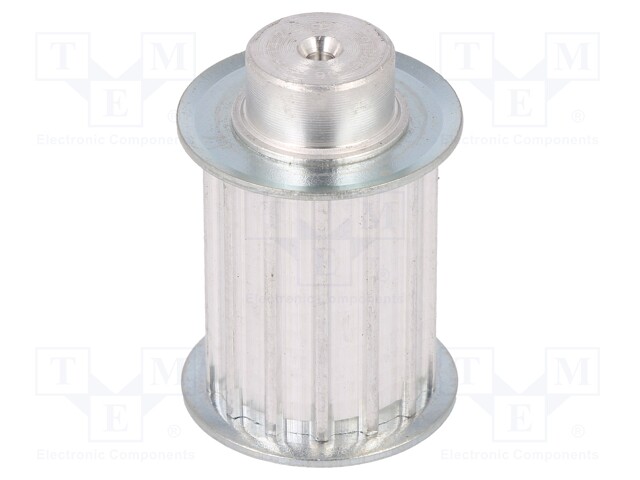 Belt pulley; AT5; W: 25mm; whell width: 36mm; Ø: 21.05mm; aluminium