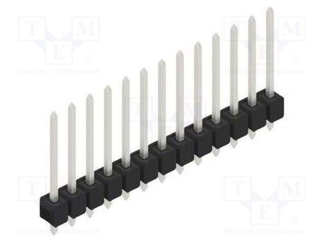 Connector: pin strips; pin header; male; PIN: 13; 2.54mm; THT; 1x13