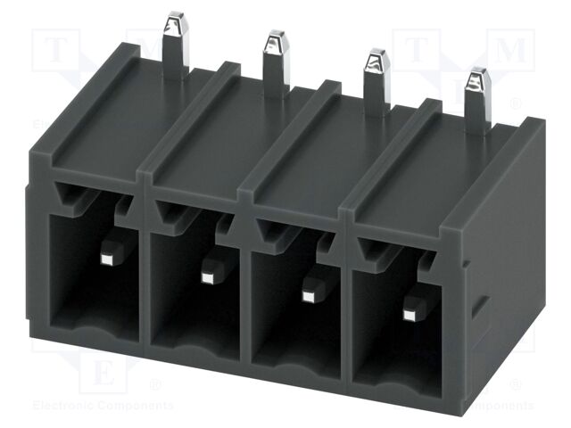PCB headers, nominal cross section: 1.5 mm2, color: black, n