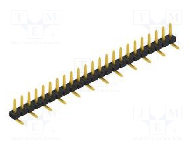 Connector: pin strips; pin header; male; PIN: 23; 2mm; SMT; 1x23