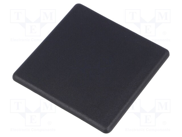 Stopper; for profiles; Width of the groove: 8mm; W: 80mm; L: 80mm