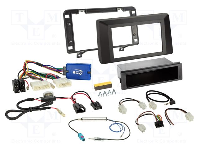 Adapter for control from steering wheel; Dacia; DIN,Fakra,ISO