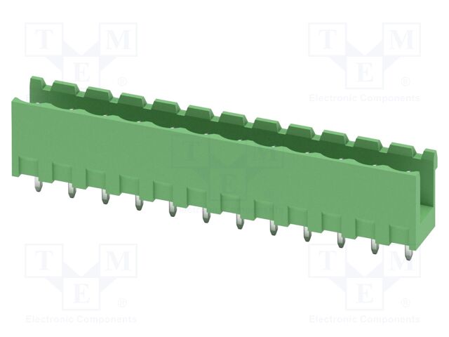 PCB headers, nominal cross section: 2.5 mm?, color: green, n