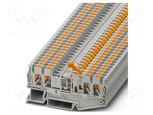 Splice terminal: rail; PT; 20A; 400V; push-in; PA; 0.14÷4mm2; ways: 1